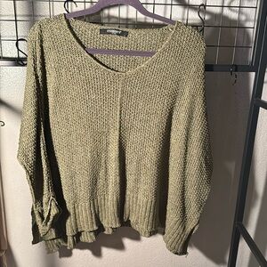Emmer oversized crochet top